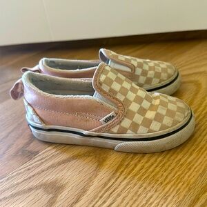 Toddler Girl slip on Vans